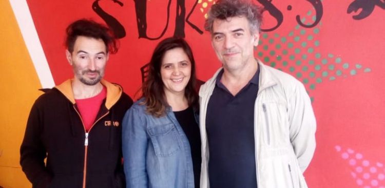 Julieta Colomer y Hernán Cardinale de Mónadanomada y Leonardo Rodríguez de Madreselva