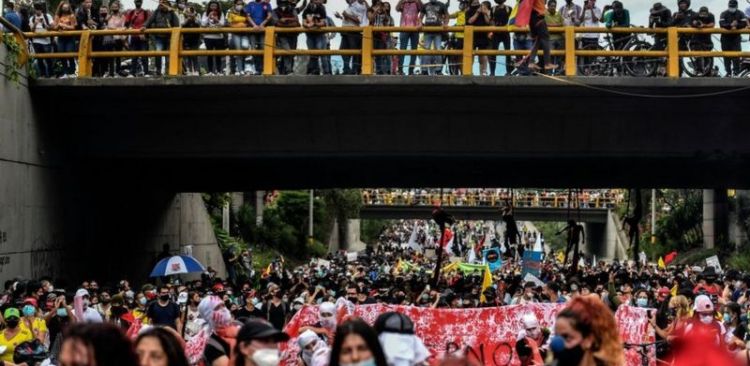 Paro general en Colombia