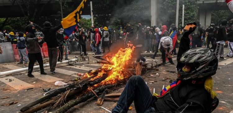 Estallido social en Colombia.