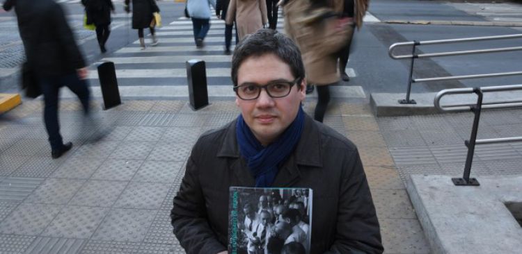 Matías Méndez, autor del libro y nieto de Pinélides Fusco.