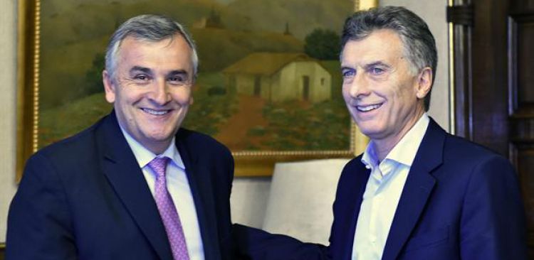 El gobernador Gerardo Morales, aliado del presidente Macri